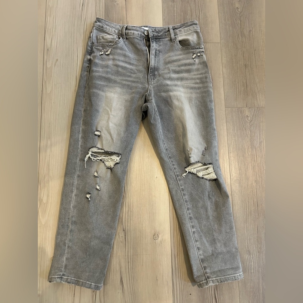 Flying Monkey Gray Mom Jeans size 30